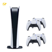 خرید کنسول بازی پلی استیشن 5 دیجیتال ادیشن با چهار دسته